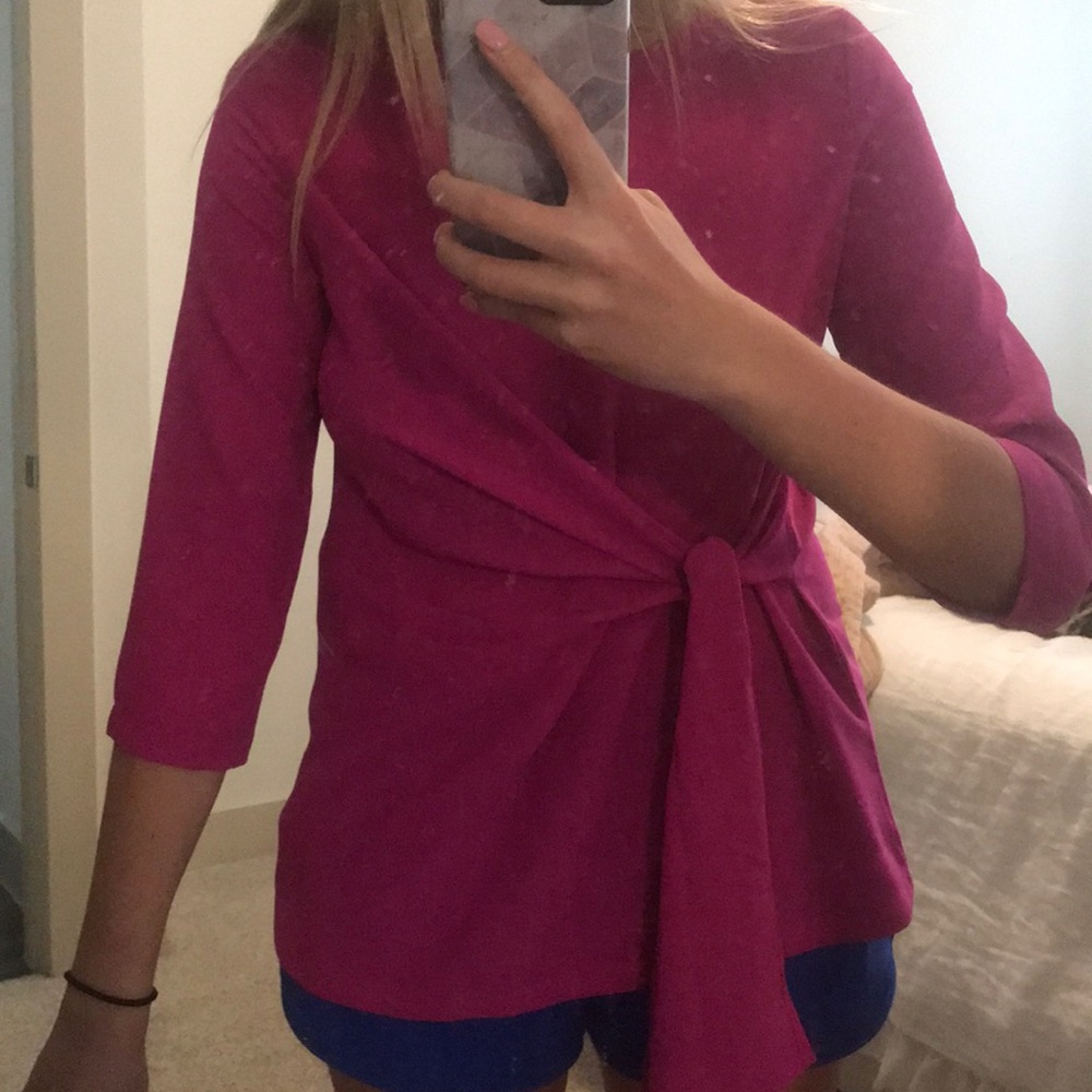 Pink blouse